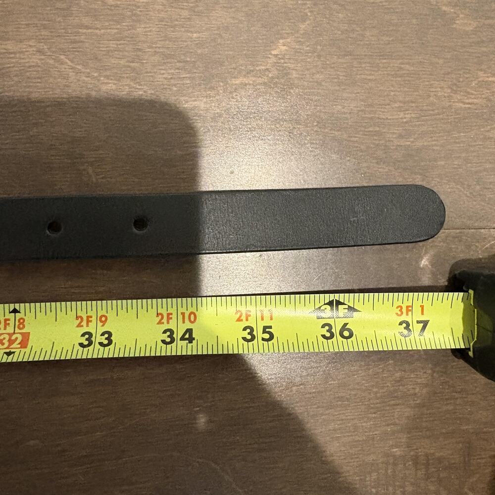 Gucci Black Leather Belt Women Size 80 US 32 Gold Horsebit Buckle Italy Classic - Picture 12 of 15